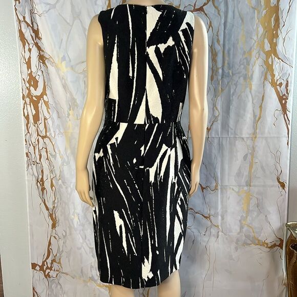 DAvid Meister, black and white print dress - Picture 7 of 8